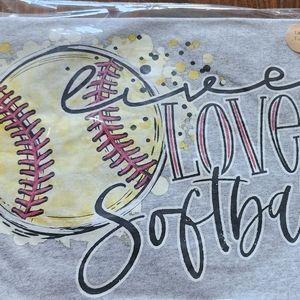 Live Love Softball T-Shirt